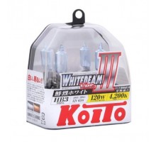 Лампы Koito Whitebeam HB3 12V 65w (120W)