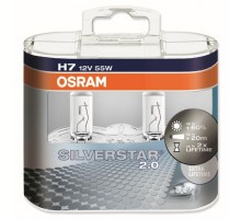 OSRAM SILVERSTAR H7 12V 55W +60% лампы автомобильные