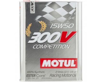 MOTUL 300V COMPETITION 15W50 2L масло моторное