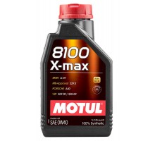 MOTUL 8100 X-max 0W40 1L масло моторное