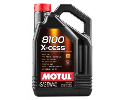 MOTUL 8100 X-cess 5W40 5L масло моторное
