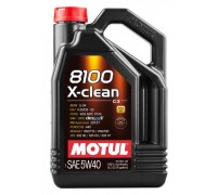 MOTUL 8100 X-clean 5W40 5L масло моторное